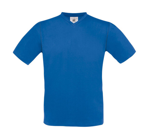 B &amp; C Exact V-neck T-Shirt, Royal, M bedrucken, Art.-Nr. 149423004