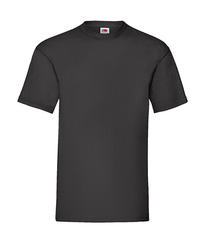 Fruit of the Loom Valueweight Tee, Black, S bedrucken, Art.-Nr. 150011013
