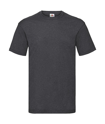 Fruit of the Loom Valueweight Tee, Dark Heather Grey, XL bedrucken, Art.-Nr. 150011266