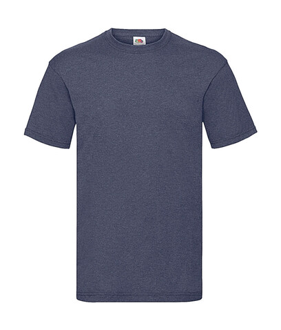 Fruit of the Loom Valueweight Tee, Heather Navy, L bedrucken, Art.-Nr. 150012065