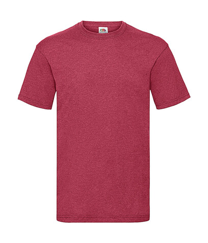 Fruit of the Loom Valueweight Tee, Heather Red, S bedrucken, Art.-Nr. 150014063