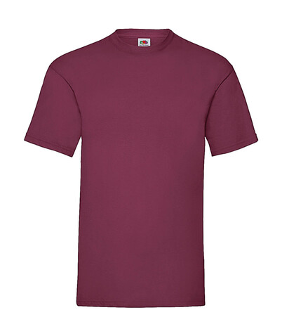 Fruit of the Loom Valueweight Tee, Burgundy, M bedrucken, Art.-Nr. 150014484