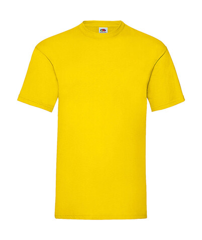 Fruit of the Loom Valueweight Tee, Yellow, M bedrucken, Art.-Nr. 150016004