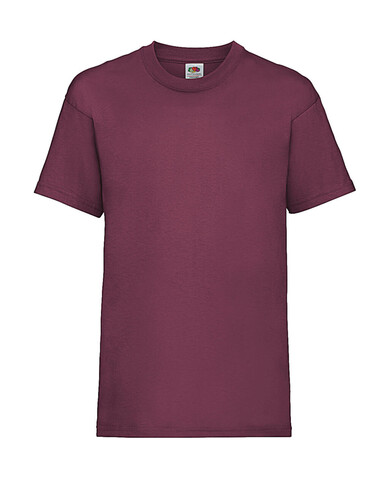 Fruit of the Loom Kids Valueweight T, Burgundy, 104 (3-4) bedrucken, Art.-Nr. 158014483