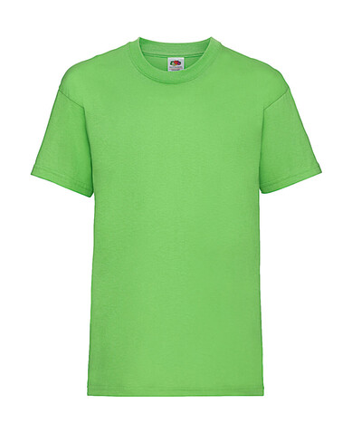 Fruit of the Loom Kids Valueweight T, Lime Green, 104 (3-4) bedrucken, Art.-Nr. 158015213