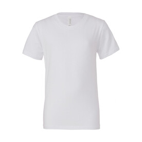 Bella Youth Jersey Short Sleeve Tee, White, L bedrucken, Art.-Nr. 158060005 Bella Youth Jersey Short Sleeve Tee, White, L bedrucken, Art.-Nr. 158060005