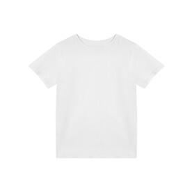 True Blanks Kids Tee, White, 122/128 bedrucken, Art.-Nr. 158410003