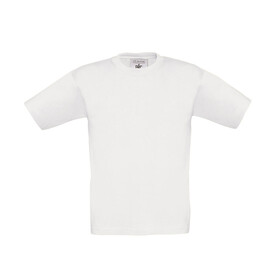 B &amp;amp; C Exact 150/kids T-Shirt, White, 1/2 (86-92) bedrucken, Art.-Nr. 158420002