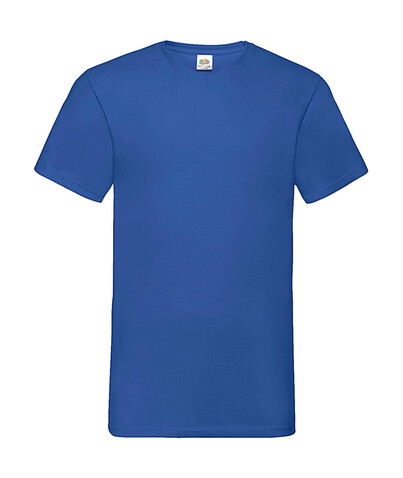 Fruit of the Loom Valueweight V-Neck-Tee, Royal, 3XL bedrucken, Art.-Nr. 164013008