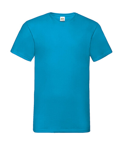 Fruit of the Loom Valueweight V-Neck-Tee, Azure Blue, 2XL bedrucken, Art.-Nr. 164013107 Fruit of the Loom Valueweight V-Neck-Tee, Azure Blue, 2XL bedrucken, Art.-Nr. 164013107