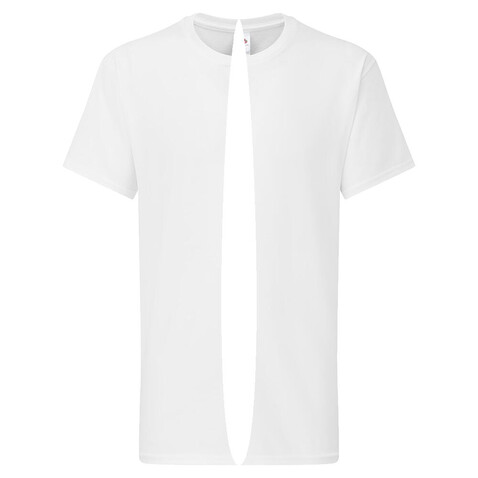 Fruit of the Loom Kids` Iconic 195 T, White, 104 (3-4) bedrucken, Art.-Nr. 168010003