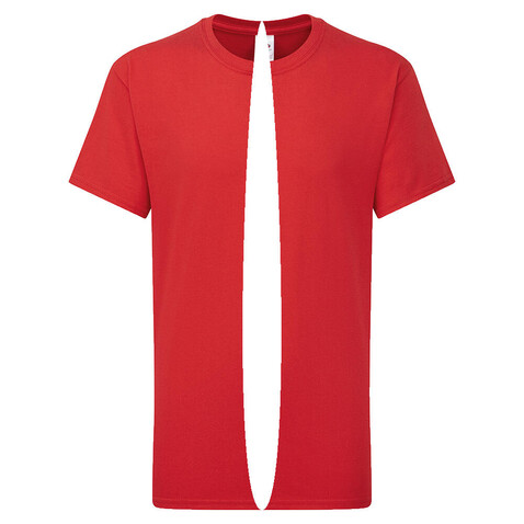 Fruit of the Loom Kids` Iconic 195 T, Red, 104 (3-4) bedrucken, Art.-Nr. 168014003