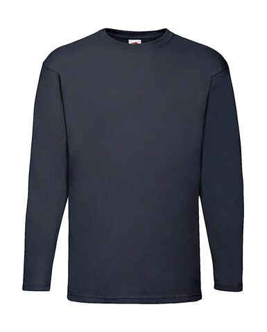 Fruit of the Loom Valueweight LS T, Deep Navy, S bedrucken, Art.-Nr. 170012023 Fruit of the Loom Valueweight LS T, Deep Navy, S bedrucken, Art.-Nr. 170012023