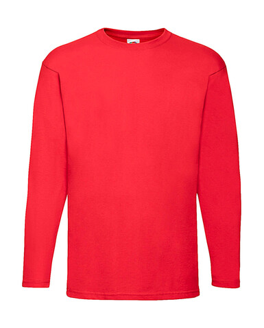 Fruit of the Loom Valueweight LS T, Red, 3XL bedrucken, Art.-Nr. 170014008