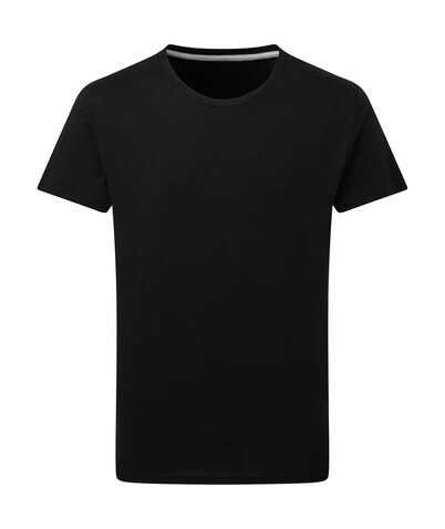 SG Signature Tagless Tee Men, Dark Black, 3XL bedrucken, Art.-Nr. 170521046
