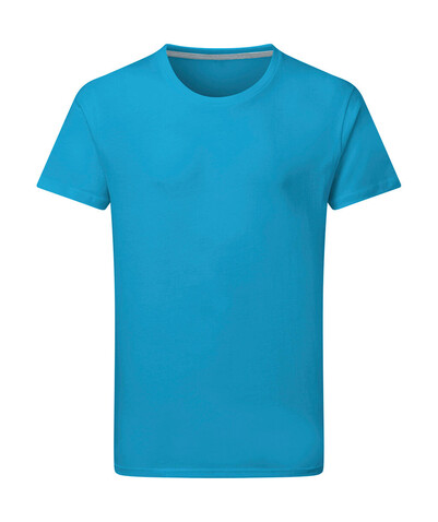 SG Signature Tagless Tee Men, Turquoise, M bedrucken, Art.-Nr. 170525362