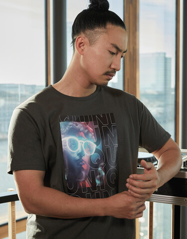 SG Signature Tagless Tee Men, Ash Grey, M bedrucken, Art.-Nr. 170527042