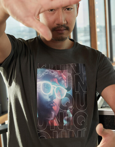 SG Signature Tagless Tee Men, Ash Grey, M bedrucken, Art.-Nr. 170527042