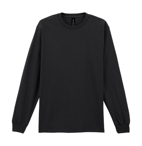 Gildan Ultra Cotton Adult T-Shirt LS, Black, M bedrucken, Art.-Nr. 171091014