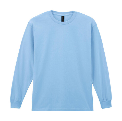 Gildan Ultra Cotton Adult T-Shirt LS, Light Blue, L bedrucken, Art.-Nr. 171093215