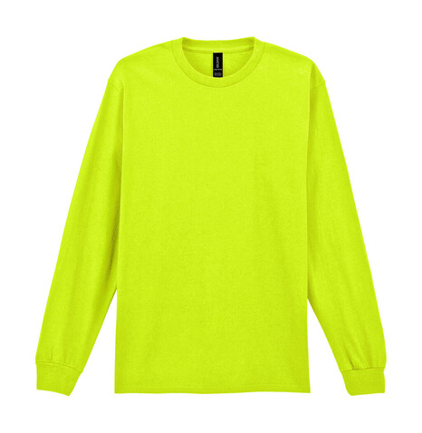 Gildan Ultra Cotton Adult T-Shirt LS, Safety Green, 2XL bedrucken, Art.-Nr. 171095117