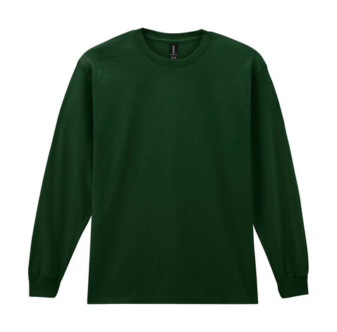 Gildan Ultra Cotton Adult T-Shirt LS, Forest Green, L bedrucken, Art.-Nr. 171095415