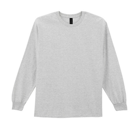Gildan Ultra Cotton Adult T-Shirt LS, Ash Grey, XL bedrucken, Art.-Nr. 171097036