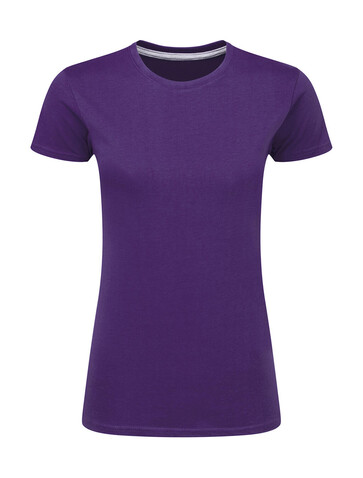 SG Signature Tagless Tee Women, Purple, XS bedrucken, Art.-Nr. 171523492