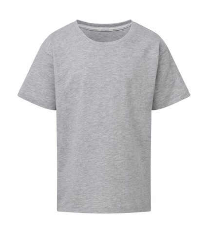 SG Signature Tagless Tee Kids, Light Oxford, 116 (5-6/M) bedrucken, Art.-Nr. 172527194