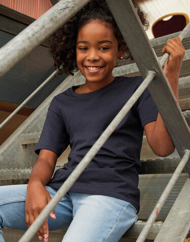 SG Signature Tagless Tee Kids, Dark Black, 104 (3-4/S) bedrucken, Art.-Nr. 172521043