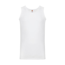 Fruit of the Loom Valueweight Athletic Vest, White, S bedrucken, Art.-Nr. 173010003 Fruit of the Loom Valueweight Athletic Vest, White, S bedrucken, Art.-Nr. 173010003