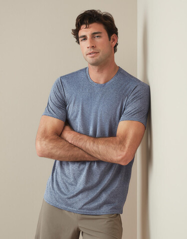 Stedman Recycled Sports-T Move Men, Grey Heather, 2XL bedrucken, Art.-Nr. 174051237