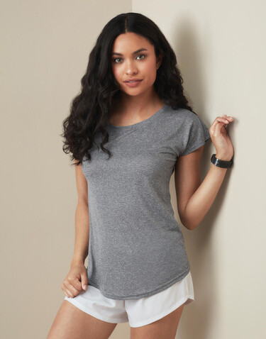 Stedman Recycled Sports-T Move Women, Coral Heather, S bedrucken, Art.-Nr. 175054393