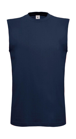 B &amp; C Exact Move Sleeveless T-Shirt, Navy, S bedrucken, Art.-Nr. 175422003