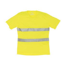Yoko Fluo Super Light V-Neck T-Shirt, Fluo Yellow, S bedrucken, Art.-Nr. 178776053 Yoko Fluo Super Light V-Neck T-Shirt, Fluo Yellow, S bedrucken, Art.-Nr. 178776053
