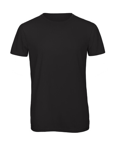 B &amp; C Triblend/men T-Shirt, Black, M bedrucken, Art.-Nr. 186421014
