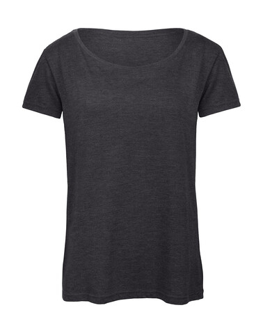 B & C Triblend/women T-Shirt, Heather Dark Grey, M bedrucken, Art.-Nr. 187421104 B & C Triblend/women T-Shirt, Heather Dark Grey, M bedrucken, Art.-Nr. 187421104