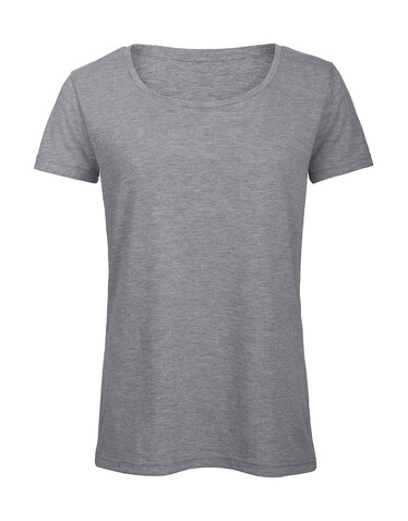 B &amp; C Triblend/women T-Shirt, Heather Light Grey, M bedrucken, Art.-Nr. 187421134
