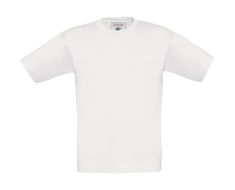 B &amp; C Exact 190/kids T-Shirt, White, 5/6 (110/116) bedrucken, Art.-Nr. 188420004