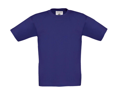 B &amp; C Exact 190/kids T-Shirt, Indigo, 3/4 (98/104) bedrucken, Art.-Nr. 188423213