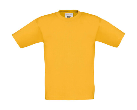 B &amp; C Exact 190/kids T-Shirt, Gold, 7/8 (122/128) bedrucken, Art.-Nr. 188426435