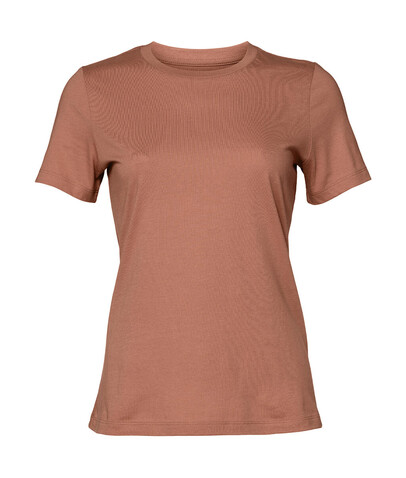 Bella Women`s Relaxed Jersey Short Sleeve Tee, Terracotta, S bedrucken, Art.-Nr. 194064403 Bella Women`s Relaxed Jersey Short Sleeve Tee, Terracotta, S bedrucken, Art.-Nr. 194064403
