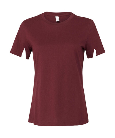 Bella Women`s Relaxed Jersey Short Sleeve Tee, Maroon, XL bedrucken, Art.-Nr. 194064456 Bella Women`s Relaxed Jersey Short Sleeve Tee, Maroon, XL bedrucken, Art.-Nr. 194064456