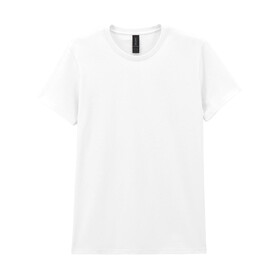 Gildan Heavy Cotton Women`s T-Shirt, White, S bedrucken, Art.-Nr. 194090003