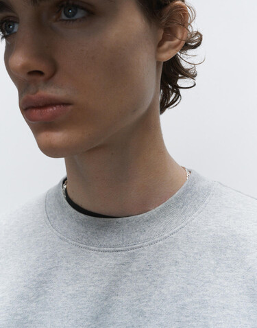 True Blanks Mens Boxy Sweatshirt, Off Black, S bedrucken, Art.-Nr. 200411023