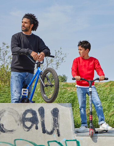 SG Originals Crew Neck Sweat Kids, Snowwhite, 104 (3-4/S) bedrucken, Art.-Nr. 200520013