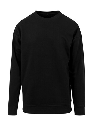Build Your Brand Sweat Crewneck, Black, XS bedrucken, Art.-Nr. 202391010
