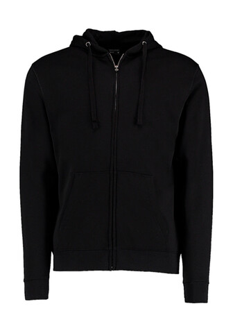 Kustom Kit Regular Fit Zipped Hoodie Superwash® 60º, Black, XS bedrucken, Art.-Nr. 203111012