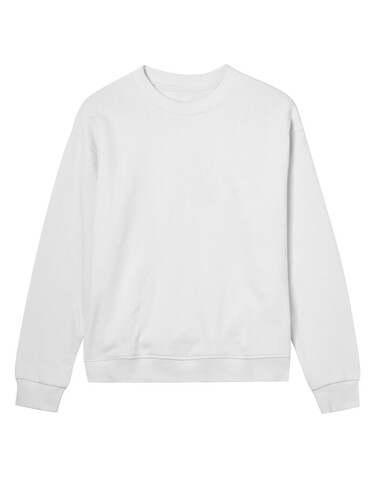 True Blanks Womens Regular Sweatshirt, Off White, XS bedrucken, Art.-Nr. 203410012