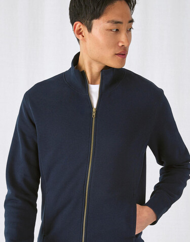 B &amp; C Spider/men Sweat Jacket, Black, S bedrucken, Art.-Nr. 203421013